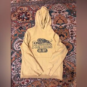 Retrobrand Panthers Athletic Department Yellow Hoodie